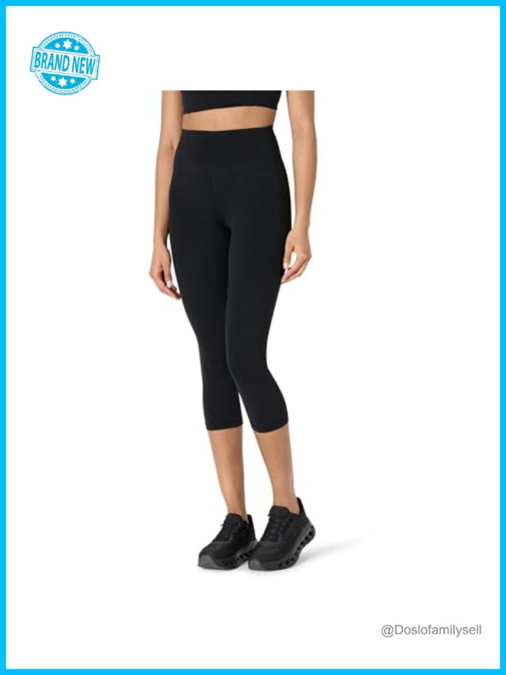High Waist Capri Yoga Leggings Buttery Soft Athletic Activewear